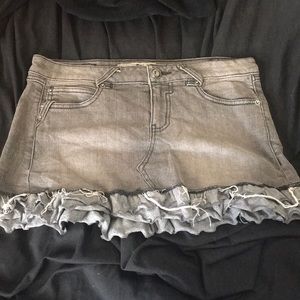 Light Grey Denim Skirt!!